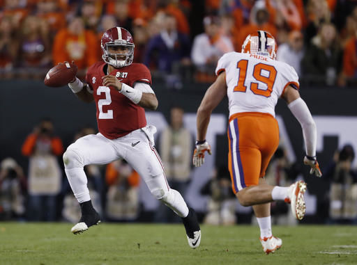 Jalen Hurts in 2017